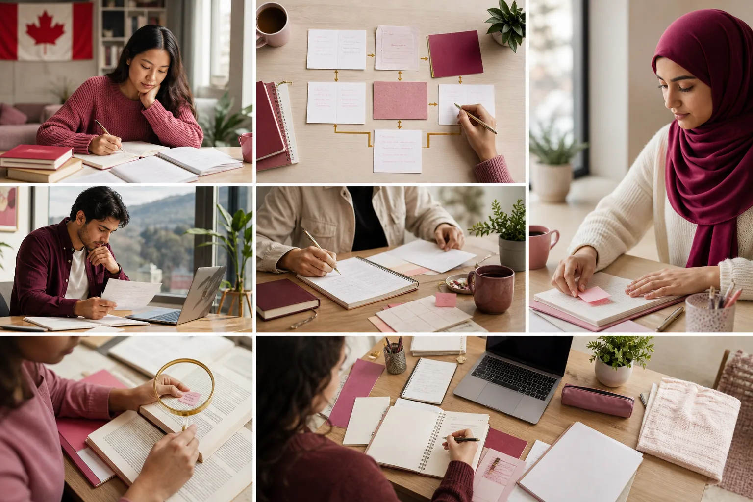 Beginner writer planning a compact guide at a tidy desk